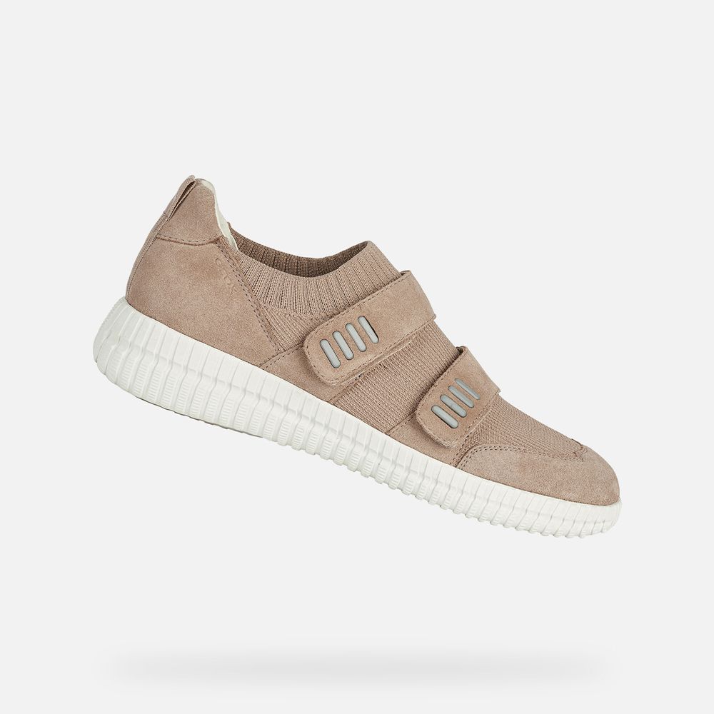 Basket Geox Noovae - Beige Foncé - Femme 308417-SKG